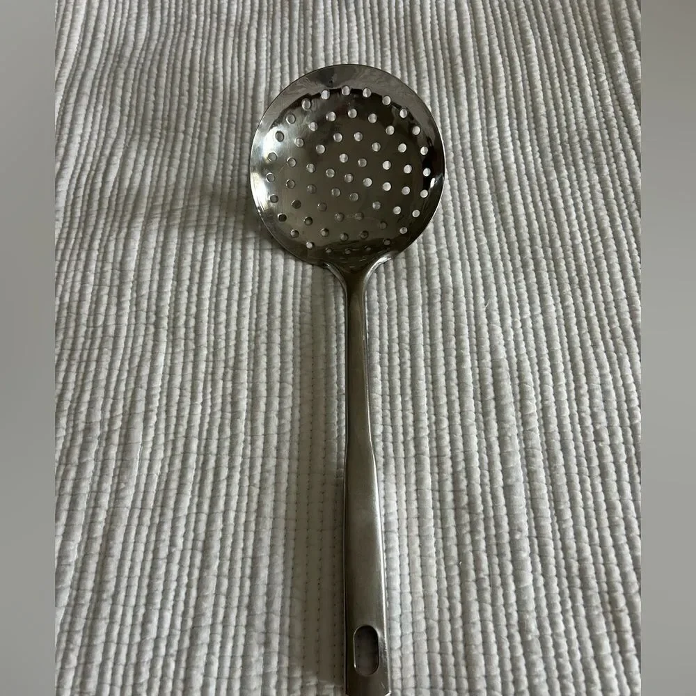 Stainless Steel Large Slotted Skimmer Spoon Cooking Utensil